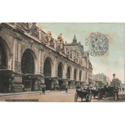 Lot 3 cpa 75 PARIS. Gare Orsay, Saint-Augustin Bd Malesherbes et Colonne Vendôme vers 1906