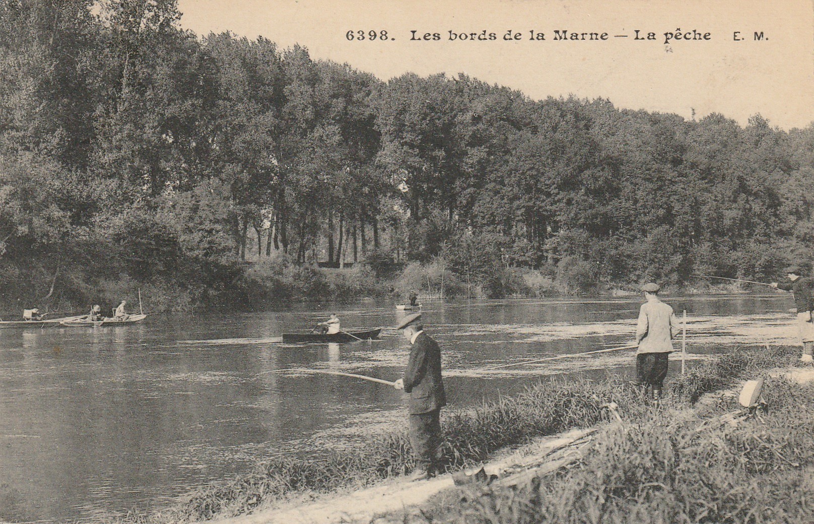 94 VILLENEUVE-SAINT-GEORGES. La Pêche à la ligne 1914