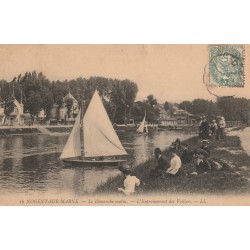 94 NOGENT-SUR-MARNE. L'Entrainement des Voiliers 1907