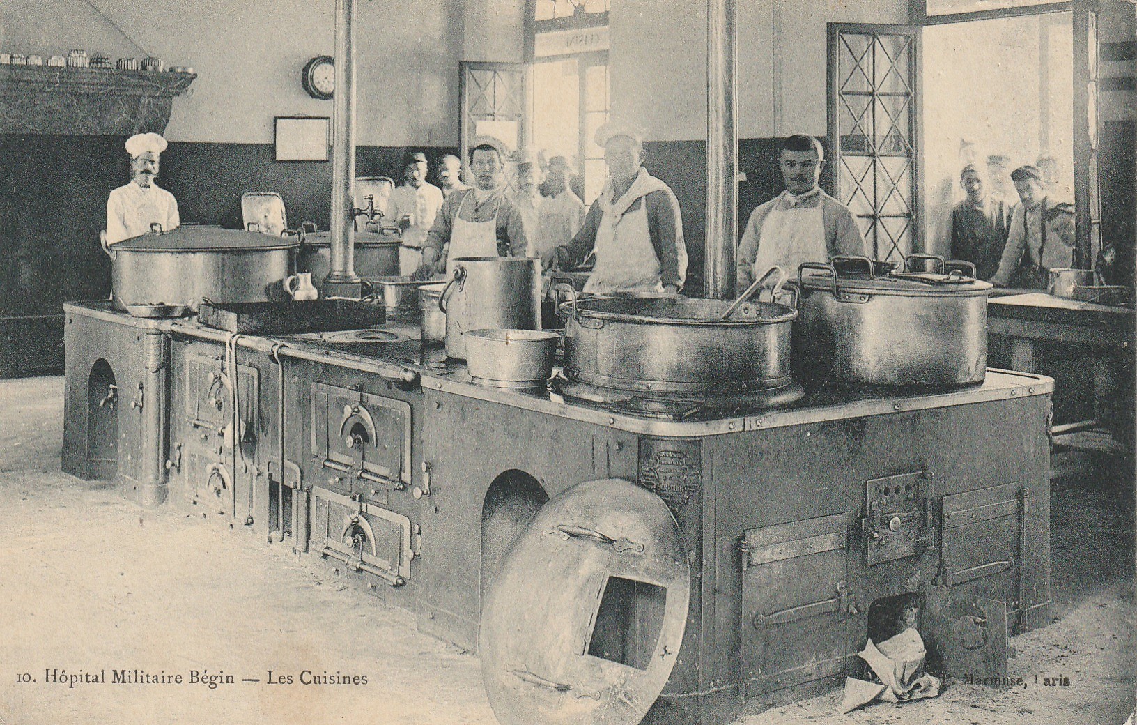 94 SAINT-MANDE. Les Cuisines Hôpital Militaire Bégin 1910