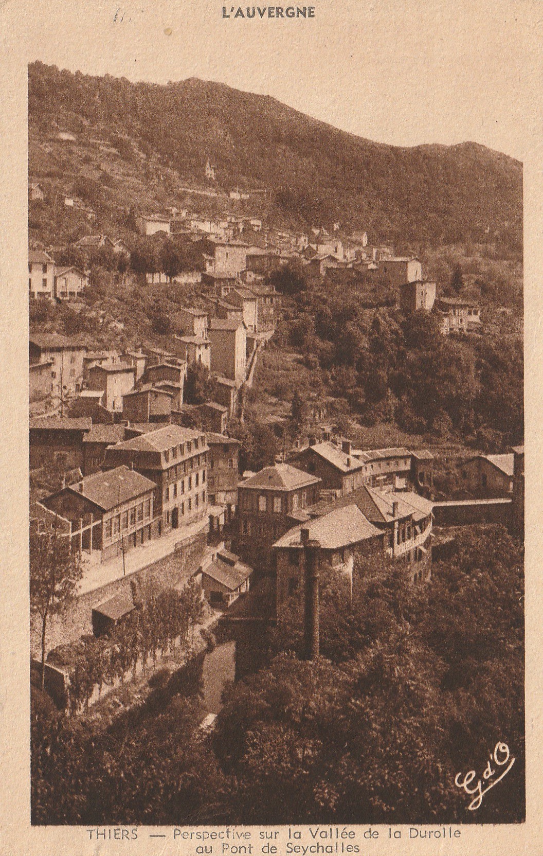 63 THIERS. Vallée de la Durolle au Pont de Seychalles