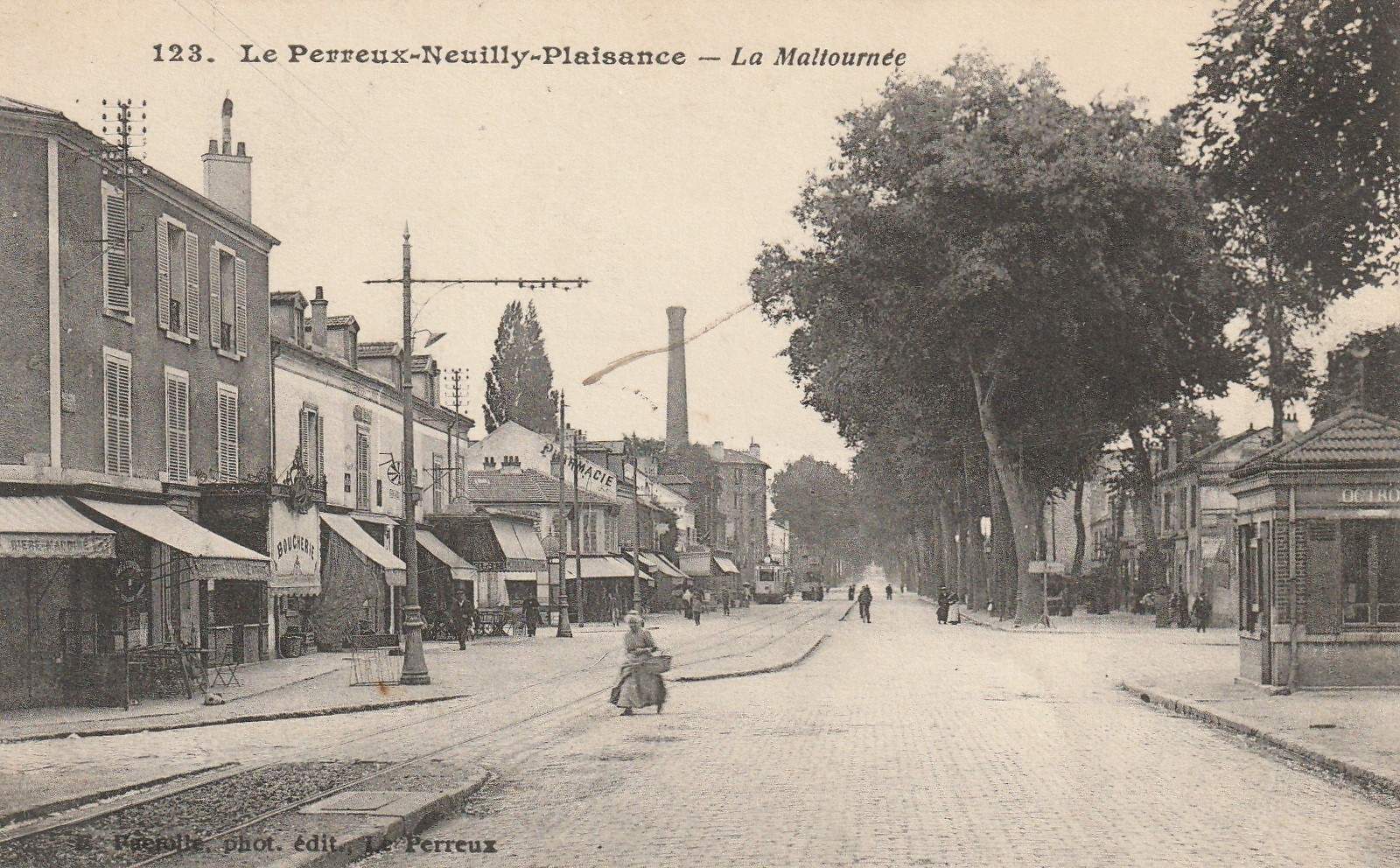 94 LE PERREUX NEUILLY PLAISANCE. La Maltournée avec Octroi, Café et Boucherie