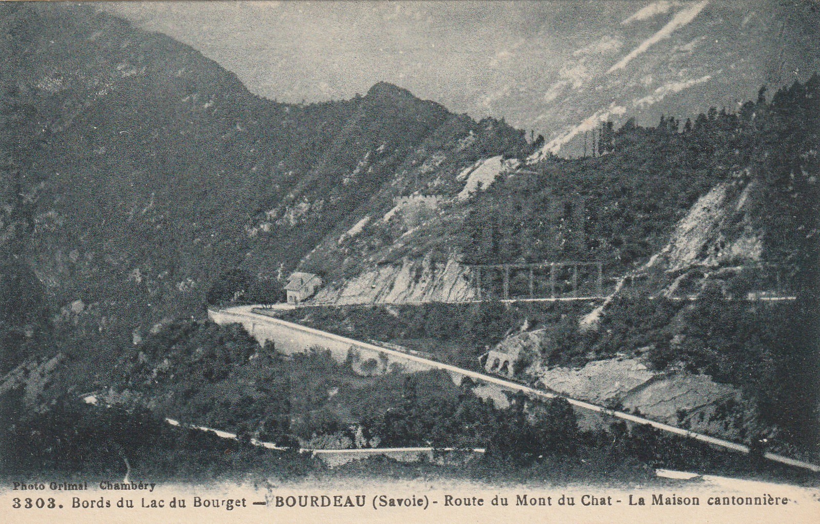 73 BOURDEAU. La Maison Cantonnière Route du col du Mont du Chat