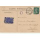 89 SENS. Le Vieux Pont inondations de 1910. Véritable ajoutis étiquette de luxe Chapuis