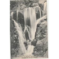 3 x cpa sur LES CASCADES. Gorges d'Enval, Gouffre Blauet et Saillant