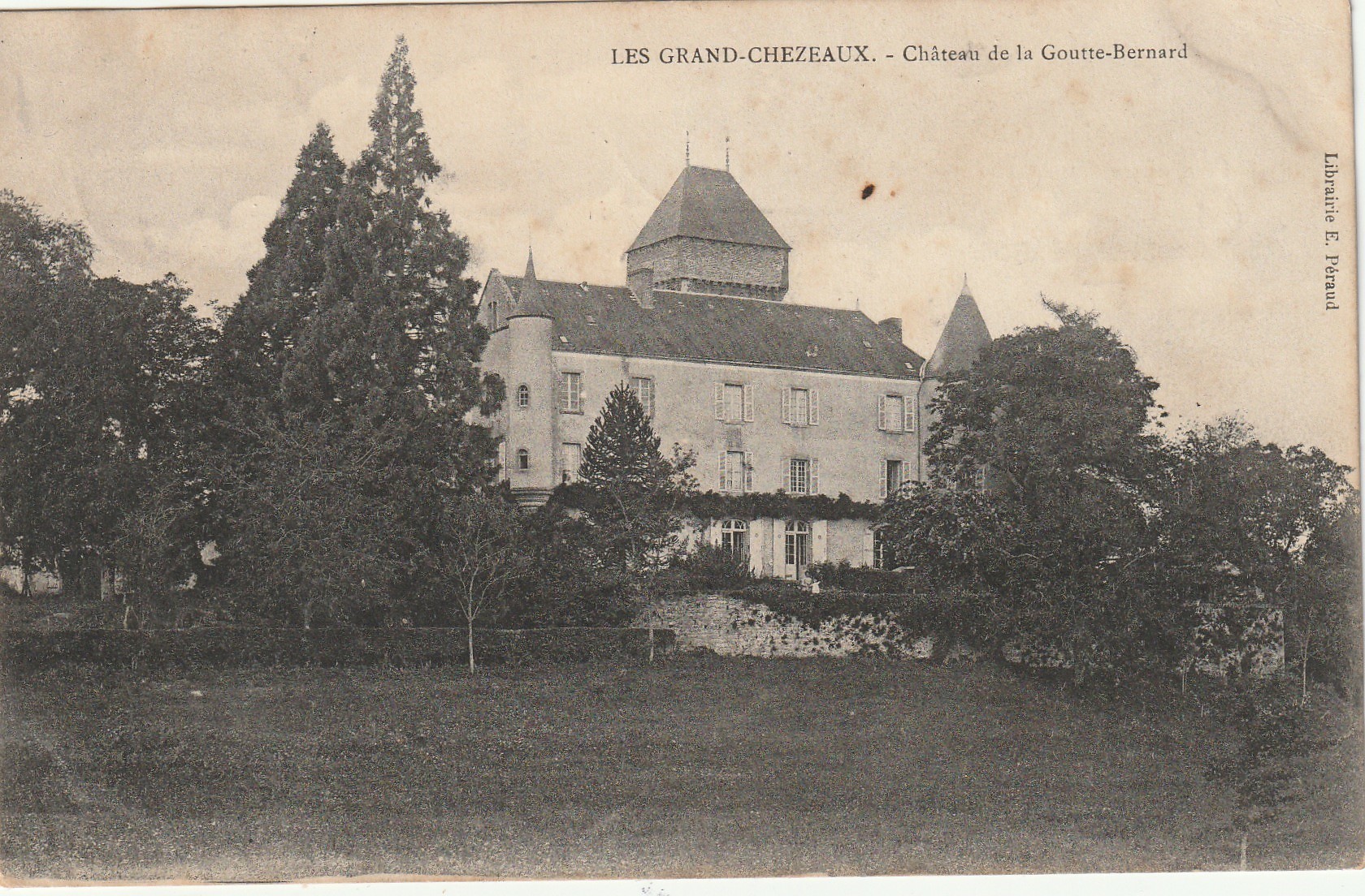87 LES GRAND-CHEZEAUX. Château de la Goutte Bernard 1906