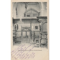 23 Moutier d'AHUN. Boiserie de l'Eglise 1905