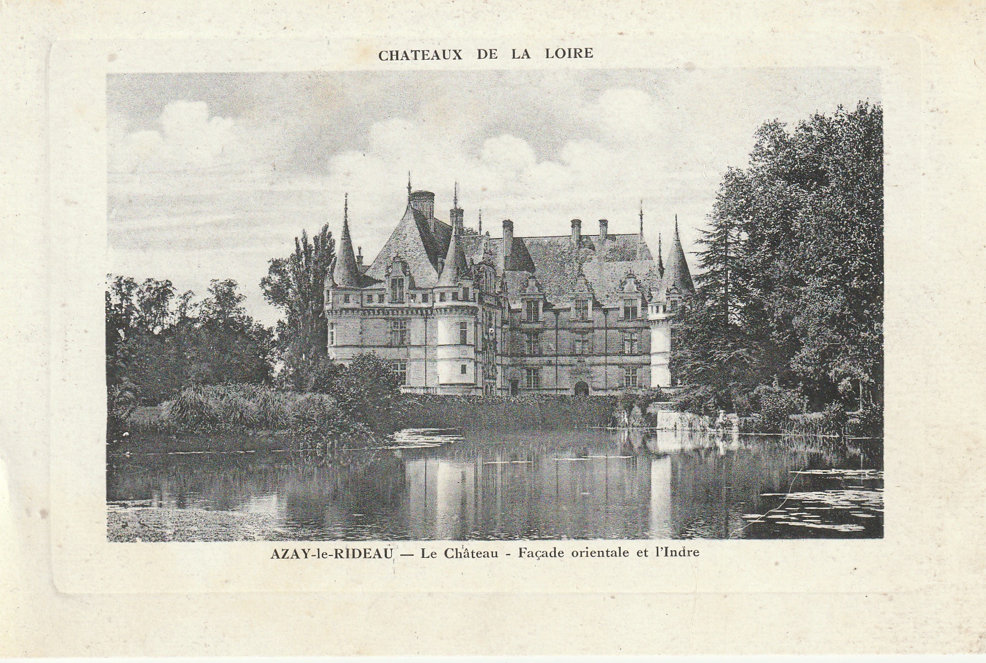 7 x gravures 44 CHATEAUX DE LA LOIRE. Azay-le-Rideau Langeais Cheverny Chinon Loches Ussé Luynes