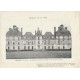 7 x gravures 44 CHATEAUX DE LA LOIRE. Azay-le-Rideau Langeais Cheverny Chinon Loches Ussé Luynes
