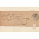 86 LOUDUN. Donjon du Château 1903. Fiche collée verso avec un des Premier Timbre photocopié 1 centime