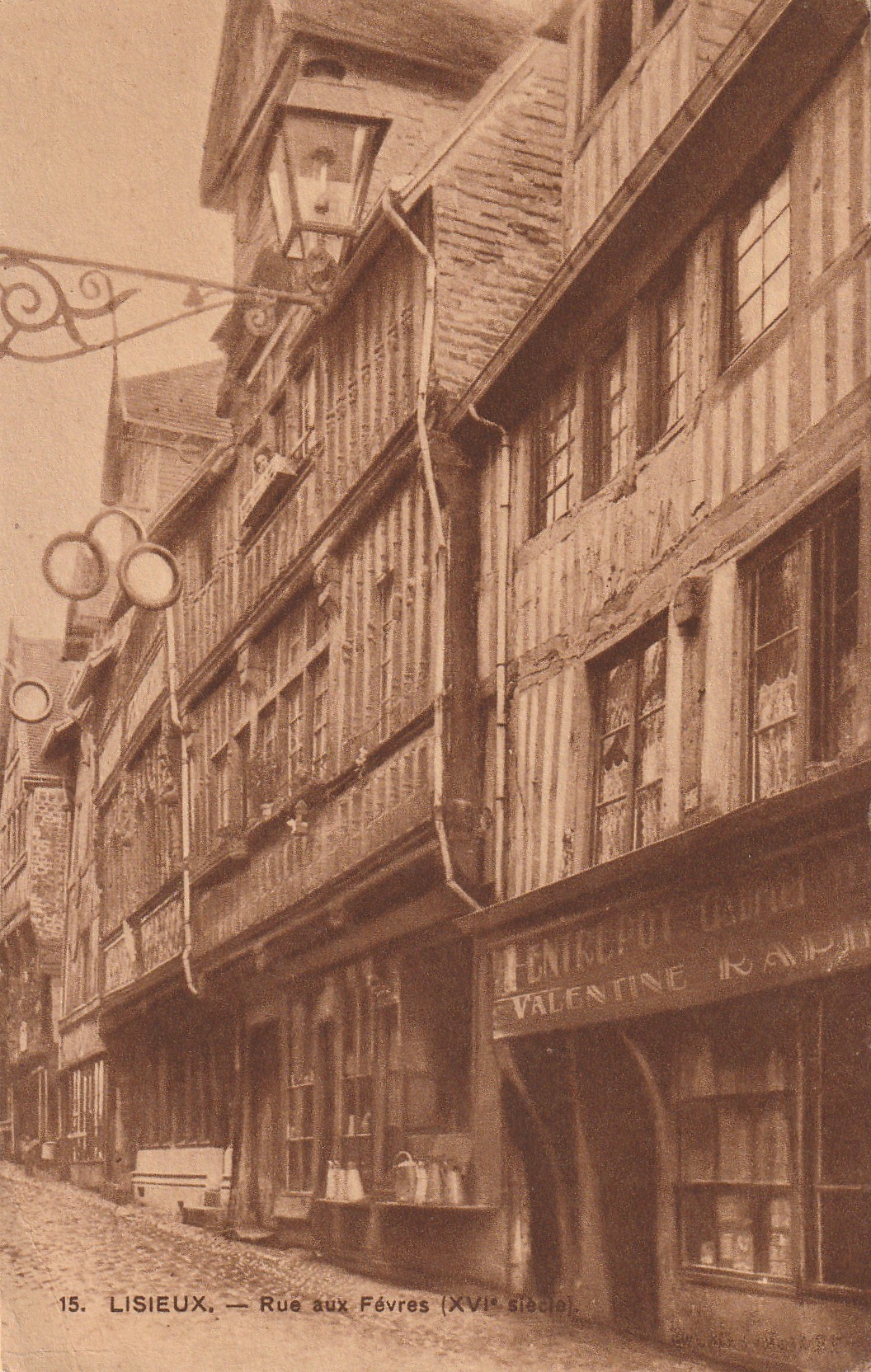 14 LISIEUX. Commerces Rue aux Fèvres