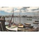 Cpsm petit format 85 L'AIGUILLON SUR MER. Port et pont. Barques de Pêcheurs 1961