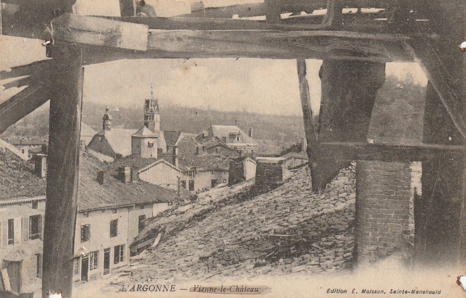 51 L'ARGONNE. Vienne le Château 1916