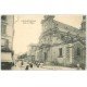 carte postale ancienne 77 FONTAINEBLEAU. Sortie de l'Eglise et Grande Rue 1905