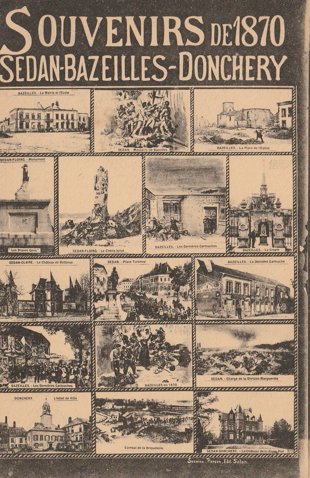 08 Souvenirs de 1870 SEDAN, BAZEILLES et DONCHERY
