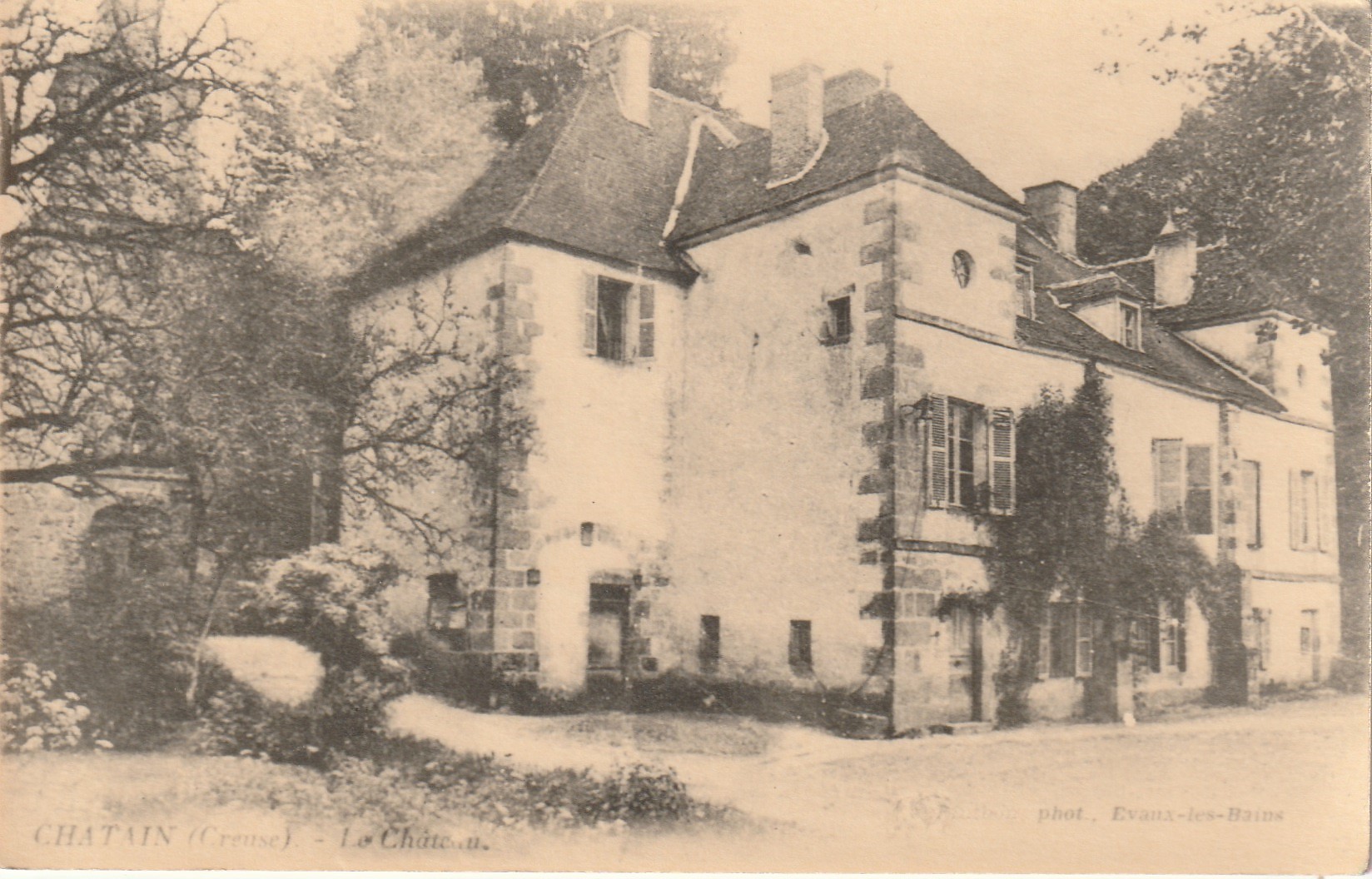 2 x cpa 23 Maison de Repos ARFEUILLE CHATAIN. Comité Central d'Entreprises Lavallette