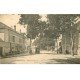 carte postale ancienne 77 FONTAINEBLEAU. Avenue du Chemin de Fer 1903 Comptoir de Bourgogne