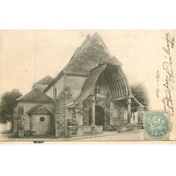 carte postale ancienne 77 AVON. FONTAINEBLEAU. L'Eglise 1905