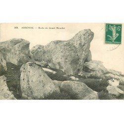 carte postale ancienne 77 ARBONNE. Roche du Grand Mouchet