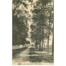 carte postale ancienne 77 BOIS-LE-ROI. Allée de la Cave 1909