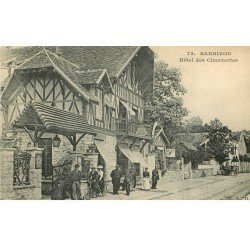 carte postale ancienne 77 BARBIZON. Hôtel des Charmettes 1907