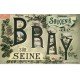 carte postale ancienne 77 BRAY-SUR-SEINE. Souvenir Fantaisie 1906. Collection Simonet à Bray