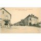 carte postale ancienne 03 MONTMARAULT. Rue de Blomard et du Point du Jour. Boucherie et Boulangerie