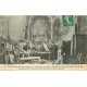 carte postale ancienne 77 BARCY. Eglise intérieur détruit 1915