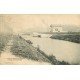 carte postale ancienne 77 BRAY A LA TOMBE. Canal et Ecluse de Bazoches 1904