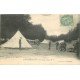 carte postale ancienne 77 FONTAINEBLEAU. Camp d'Avon. Plissure. Militaires et Campement