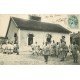 carte postale ancienne 77 FONTAINEBLEAU. 46° de Ligne la Soupe 1906. Militaires et Caserne.