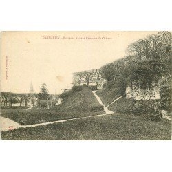 carte postale ancienne 77 DAMMARTIN. Ruines Remparts du Château