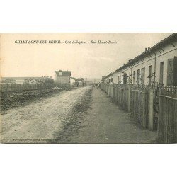carte postale ancienne 77 CHAMPAGNE-SUR-SEINE. Rue Henri-Paul Cité Aubépine