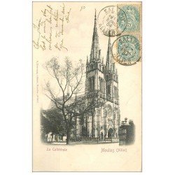 carte postale ancienne 03 MOULINS. Cathédrale 1904