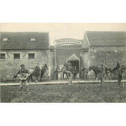 carte postale ancienne 77 CHAMPAGNE-SUR-SEINE. Ferme Ecole de Pittsburgh. Le travail des Champs per les Pupilles