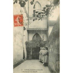 carte postale ancienne 77 CONDE-SAINTE-LIBIAIRE. Chapelle de l'Horphelinat 1914