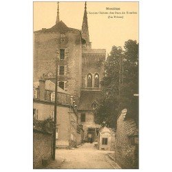 carte postale ancienne 03 MOULINS. Château Ducs de Bourgogne. Faulconnier voitures à volonté