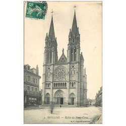carte postale ancienne 03 MOULINS. Eglise du Sacré-Coeur 1909