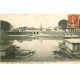 carte postale ancienne 77 MEAUX. Quai Sadi-Carnot et Vieux Pont 1913