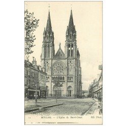 carte postale ancienne 03 MOULINS. Eglise du Sacré-Coeur. ND Phot.