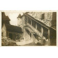 carte postale ancienne 77 MEAUX. Escalier Vieux Chapitre