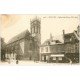 carte postale ancienne 03 MOULINS. Eglise Saint-pierre. Café du Globe et Buvette