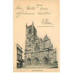 carte postale ancienne 77 MEAUX. Cathédrale 1901