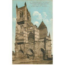 carte postale ancienne 77 MEAUX. Cathédrale Tour Nord 1935