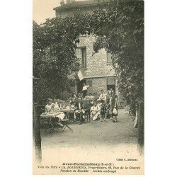 carte postale ancienne 77 AVON FONTAINEBLEAU. Pension de Famille Villa du Parc 36 rue de la Charité