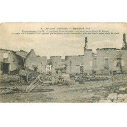 carte postale ancienne 77 COURTACON. Ferme Berthelin et Puits. Guerre 1914-18