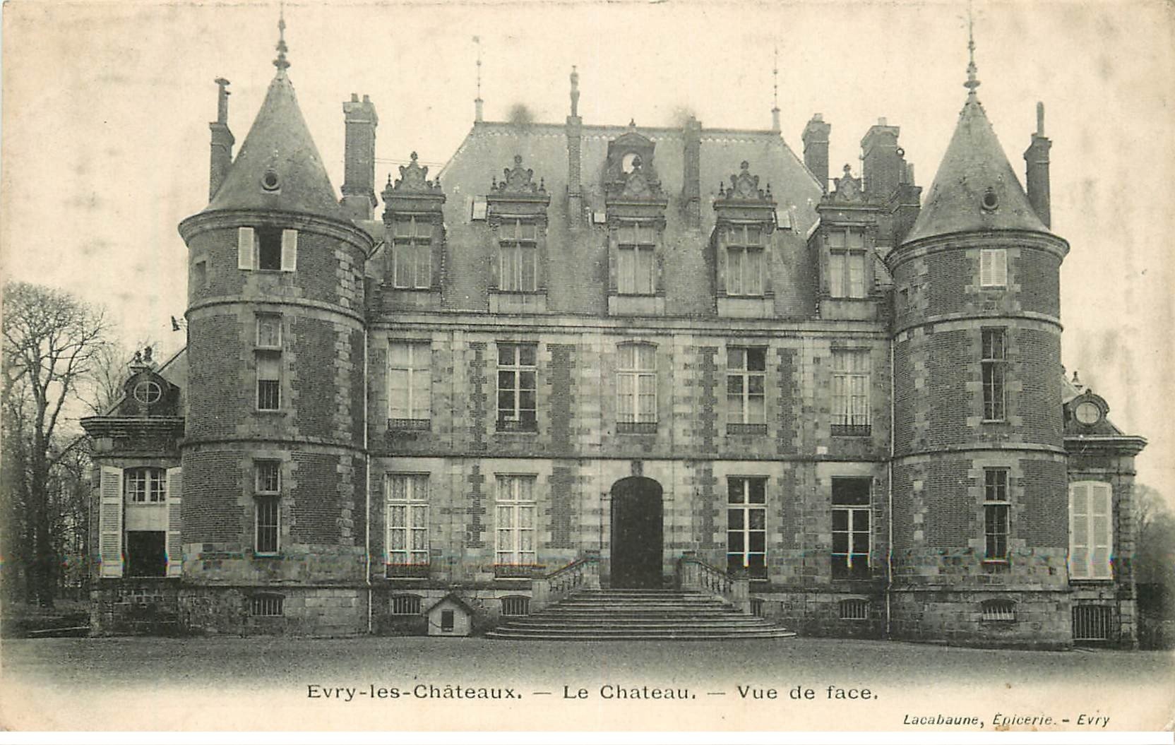 carte postale ancienne 77 EVRY-LES-CHATEAUX. Le Château