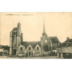 carte postale ancienne 77 EGREVILLE. L'Eglise
