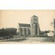 carte postale ancienne 77 ECUELLES. L'Eglise et attelage