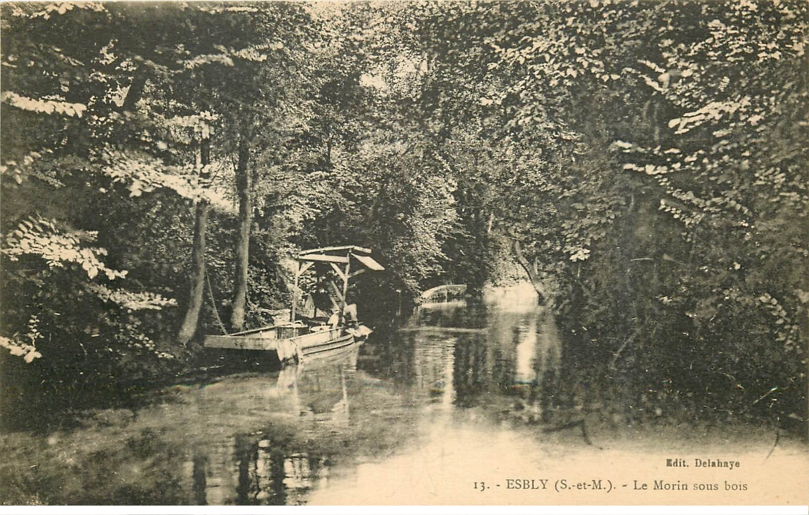 carte postale ancienne 77 ESBLY. Le Morin sous Bois